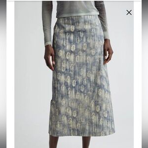 Elliss Muted Floral Organic Cotton Skirt